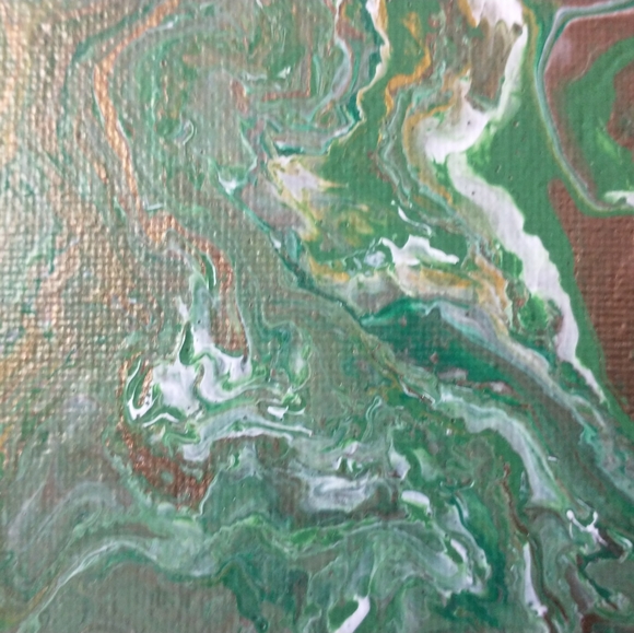 'EARTH VIBRATIONS' Original Acrylic Painting 2023, DESIGNS BY SANDY 9"x12" - Picture 5 of 15